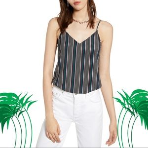 Halogen striped camisole XS